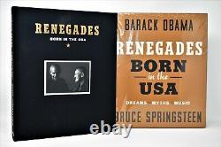 1/1 Deluxe Signed? Renegades Born in the USA Barack Obama Bruce Springsteen