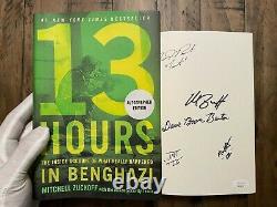 13 HoursWhat Really Happened in Benghazi/5Sigs! +Boon's Autograph! RARE! JSA+COA