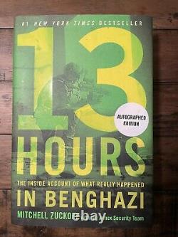 13 HoursWhat Really Happened in Benghazi/5Sigs! +Boon's Autograph! RARE! JSA+COA