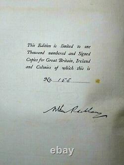 1909 Undine ARTHUR RACKHAM Signed Limited Deluxe Edition ILLUSTRATED Fairy Tale