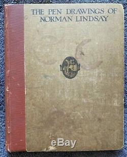 1918 SIGNED Pen Drawings of NORMAN LINDSAY, DELUXE ED 1/150, w 51 plates