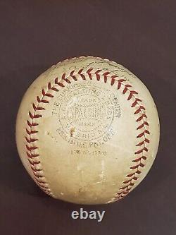 1937 Babe Ruth Signed Sinclair Baseball Grand Prize Giveaway Secretary Auto RARE