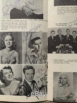 1960 Louvin Brothers George Jones Marty Robbins Signed Grand Ole Opry Program