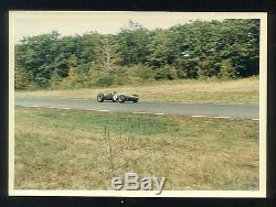 1965 Jim Clark Signed Period Color Formula 1 Photo US Grand Prix World Champ d68