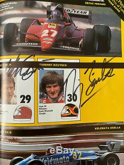1983 European Grand Prix Brands Programme SIGNED By 23 Alboreto, De Angelis, Lauda