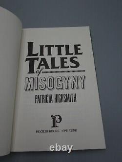 1986 Little Tales Of Misogyny By Patricia Highsmith Signed Ltd Ed 1st Ed Sa396