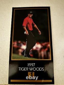 1997 Masters Collection Grand Slam Ventures GSV Tiger Woods Gold Foil Rookie RC