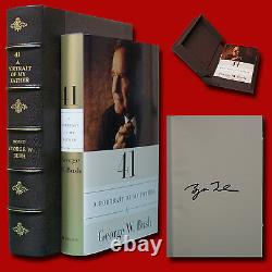 41 A Portrait Of My Father SIGNED George W Bush (2014, HC, 1st/1st) DELUXE BOX NEW