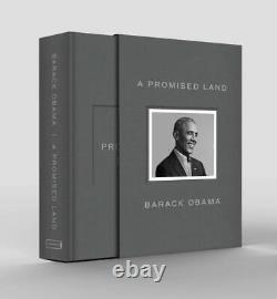 44th PRESIDENT BARACK OBAMA SIGNED AUTOGRAPH A PROMISED LAND DELUXE EDITION