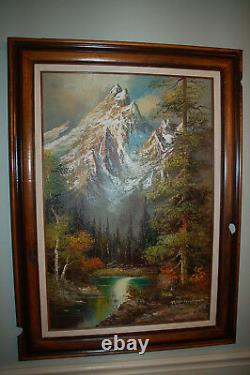 44x32 Original Peter Tensley Jr Original Oil Painting Grand Teton National Park