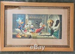A Deluxe Golden Fleece By Carl Barks On Wood Signed By Carl Barks