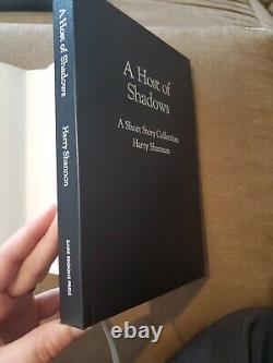 A Host of Shadows by Harry Shannon, Deluxe Lettered Signed Hardcover with Slipcase
