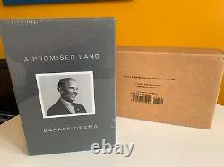 A Promised Land Deluxe Signed Edition Hardcover Barack Obama 9780593239049