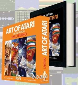 ART OF ATARI DELUXE EDITION HARDCOVER SIGNED & PERSONALIZED by ROBERT V. CONTE