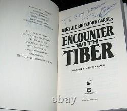 AUTOGRAPHED Encounter With Tiber SIGNED HC Book By Buzz Aldrin AUTOGRAPH JSA COA