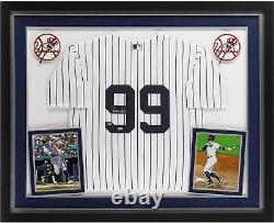 Aaron Judge New York Yankees Deluxe Framed Autographed White Nike Replica Jersey