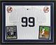 Aaron Judge New York Yankees Deluxe Framed Autographed White Nike Replica Jersey