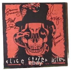 Alice Cooper Killer Deluxe Vinyl SIGNED FULL BAND AUTOGRAPHED LP