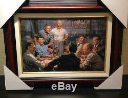 Andy Thomas Grand Ol Gang Framed Size 18.5 x 24.5 Signed by Artist