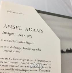 Ansel Adams Signed Deluxe Images 1923-1974 Photo Book & Fern Spring Print In Box