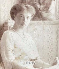 Antique Imperial Russia Grand Duchess Olga Romanov Signed Photo 1914 to Xenia
