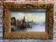 Antique Italian Venetian Painting 19th Century Grand Tour Signed