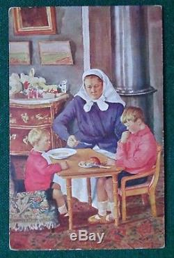 Antique Signed Postcard by Grand Duchess Olga Romanov of Imperial Russia