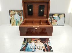 Avo Uvezian Cigars Signed Brazillian Rosewood Deluxe Humidor Avo AUTOGRAPHED