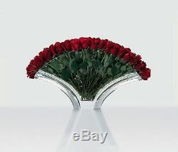 BACCARAT Crystal Ginkgo Grand Flower Vase