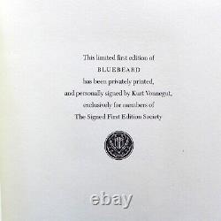 BLUEBEARD Signed 1st Edition Book by Kurt Vonnegut Franklin Mint Library Deluxe