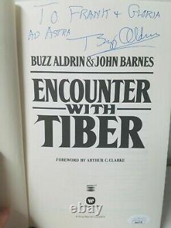 BUZZ ALDRIN SIGNED Book Encounter With Tiber Hardcover 1st Edition AUTOGRAPH JSA