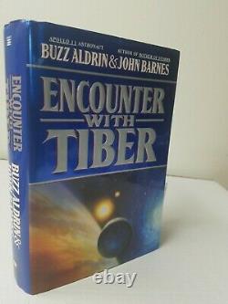 BUZZ ALDRIN SIGNED Book Encounter With Tiber Hardcover 1st Edition AUTOGRAPH JSA