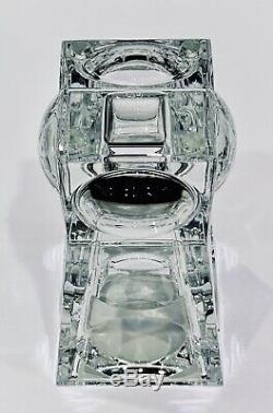 Baccarat Crystal Grand Geode Vase MINT Condition