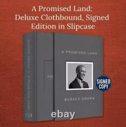 Barack Obama Signed A Promise Land Deluxe 1st Edition Mint Sealed Unopened Box