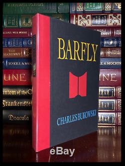 Barfly SIGNED by CHARLES BUKOWSKI Mint 1st Print Hardback Deluxe Limited 1/200