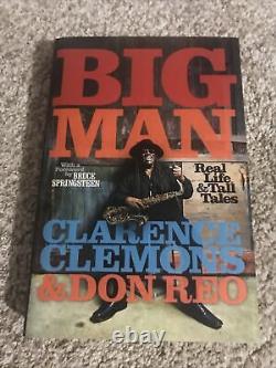 Big Man Real Life and Tall Tales by Clarence Clemons Signed First Edition