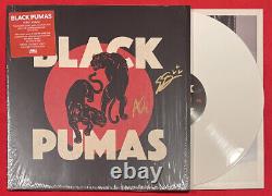 Black Pumas Self Titled Cream Color Vinyl Deluxe 2LP 2020 SIGNED/Autographed
