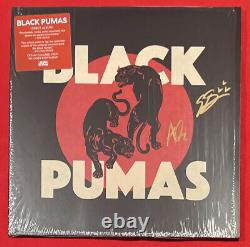 Black Pumas Self Titled Cream Color Vinyl Deluxe 2LP 2020 SIGNED/Autographed