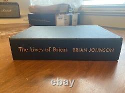 Brian Johnson Ac/dc'the Lives Of Brian' Deluxe Box Signed Book (#366/500)
