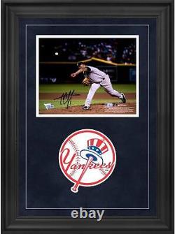CC Sabathia Yankees Deluxe Framed Signed 8x10 3000th Strikeout Photograph