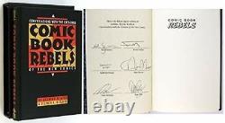 COMIC BOOK REBELS Deluxe SIGNED Alan Moore GAIMAN Frank Miller EISNER McKean SIM