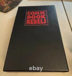 COMIC BOOK REBELS / Deluxe SIGNED / Alan Moore GAIMAN Frank Miller EISNER Sim