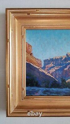California Artist REY. Fine Oil Painting Grand Canyon Landscape Plein Air Signed