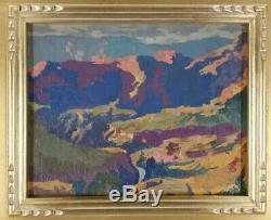 California Artist REY. Fine Oil Painting Plein Air Gem Grand Canyon Landscape