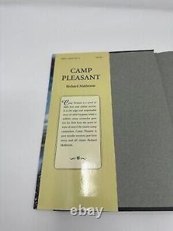 Camp Pleasant Deluxe Signed Edition By Richard Matheson Cemetery Dance