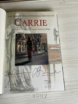 Carrie Deluxe 40th Anniversary Stephen King signed 770/974 PS Publishing