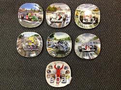 Ceramic Collector Plates X 7 Formula One Adelaide Australian Grand Prix