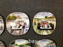 Ceramic Collector Plates X 7 Formula One Adelaide Australian Grand Prix