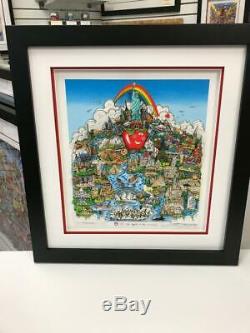 Charles Fazzino NYC Is The Apple Of The World 3-D Art Signed & Number Deluxe