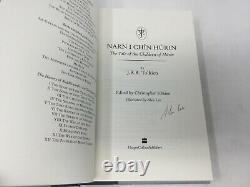 Children of Hurin by J. R. R. Tolkien HC Deluxe Signed by Alan Lee Like New 2007